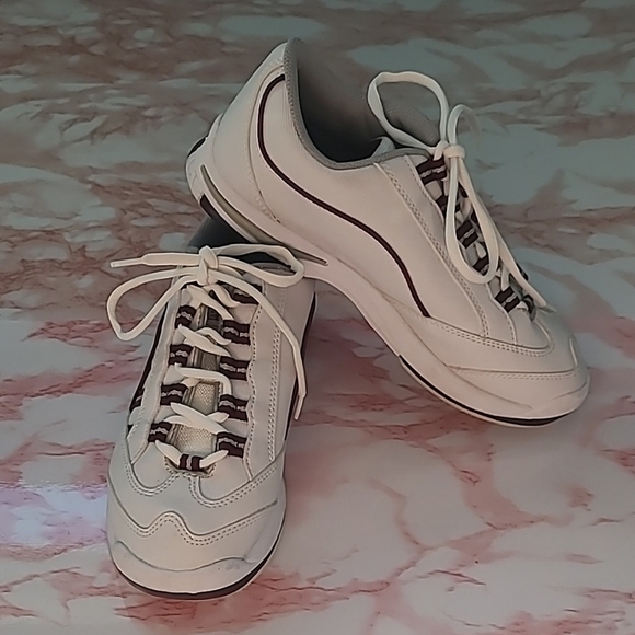 Dexter Shoes - GUC Dexter Bowling Shoes Sneakers White Maroon Sz 7.5M
